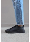 Knack Sneakers Ayakkabı 010 Siyah (Siyah Taban)