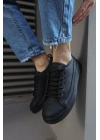 Knack Sneakers Ayakkabı 010 Siyah (Siyah Taban)