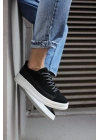 Knack Sneakers Ayakkabı 010 Siyah Süet (beyaz Taban) Erkek Sneaker Ayakkabı