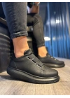 Knack Sneakers Ayakkabı 889 Siyah (Siyah Taban)