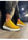 Knack Yüksek Taban 045 Sarı (beyaz Taban) Erkek Günlük Ayakkabı