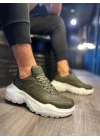 Knack Yüksek Taban Günlük Ayakkabı N75 Haki