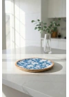 Mango Agacı Pasta Tabağı & Sunum Tabağı 20 Cm Desenli