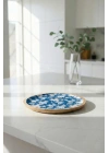 Mango Agacı Servis Tabağı & Sunum Tabağı 25 Cm Desenli