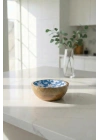Mango Agacı Sunum Servis Kasesi & Dekoratif Kase 20 Cm Desenli