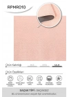 Mars-PEMBE-Premium Kadifemsi Halı Oturma Odası-Salon-Mutfak-Kaymaz Taban -Yıkanabilir-Modern
