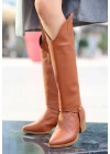 Milla Taba Cilt Tak Çıkar Topuklu Bot Ve Çizme