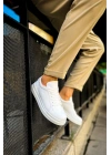MN979 - Santoni CRT Spor Erkek Ayakkabı BEYAZ