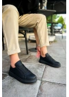 MN979 - Santoni CRT Spor Erkek Ayakkabı SIYAH