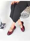 Okira Bordo Rugan Oxford Ayakkabı