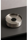 Paslanmaz Çelik Kapaklı Küllük 10 cm