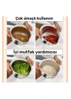 Paslanmaz Çelik Makarna Pirinç Sebze Meyve Yıkama Süzgeci 25x27x11 cm