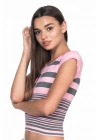 PEMBE GRİ MI Emay 5026 Soft Seamless T Shirt