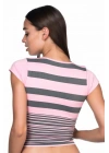 PEMBE GRİ MI Emay 5026 Soft Seamless T Shirt