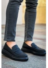 Robert - RS615 Siyah  Erkek Loafer Ayakkabı SIYAH ST