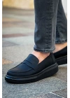 Robert - RS615 Siyah  Erkek Loafer Ayakkabı SIYAH ST