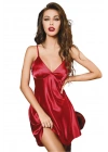 Saten Askılı Mini Fantezi Gecelik