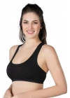 SİYAH MI Emay 1424 Modal Cotton Sporcu Büstiyer