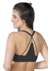 SİYAH MI Emay 187 B Önden Açılır Balenli Sporcu Sütyen