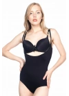 SİYAH MI Emay 2023 Göğsü Açık Body Korse
