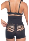 SİYAH MI Emay 2064 Popo Açık Fantezi Boxer Korse