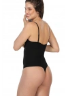 SİYAH MI Emay 2076 Göğüsü Açık String Body Korse