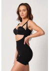 SİYAH MI Emay 2834 Göğsü Açık Ferumalı Tül Popo Boy Lazer Korse