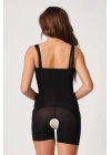 SİYAH MI Emay 2834 Göğsü Açık Ferumalı Tül Popo Boy Lazer Korse