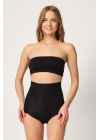 SİYAH MI Emay 2920 Yüksek Bel Karın Desteklı Slip Lazer Korse