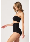 SİYAH MI Emay 2920 Yüksek Bel Karın Desteklı Slip Lazer Korse