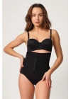 SİYAH MI Emay 2932 Double Karın Agraf Destekli Slip Lazer Korse
