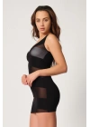 SİYAH MI Emay 2934 Toparlayıcı Elbise Lazer Korse