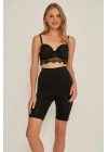 SİYAH MI Emay 3005 Soft Uzun Paçalı Boxer Korse