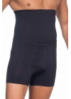 SİYAH MI Emay E1005 Erkek Yüksek Bel Double Boxer Korse