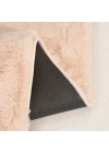 Tavşan Poly Peluş Halı -Bej- Yüksek Kalite-Ekstra Yumuşak - Kaymaz Özel Tabanlı - Özel Ölçü
