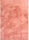 Tavşan Poly Peluş Halı - Rose -Yüksek Kalite-Ekstra Yumuşak - Kaymaz Özel Tabanlı - Özel Ölçü