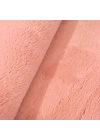 Tavşan Poly Peluş Halı - Rose -Yüksek Kalite-Ekstra Yumuşak - Kaymaz Özel Tabanlı - Özel Ölçü