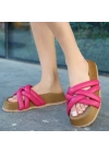 Tenda Fuşya Cilt Kadın Terlik