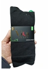 Vila Erkek 3lü Siyah Bambu Çorap ,