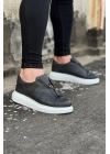 Wagoon WG010 Gri Cilt Erkek Casual Ayakkabı