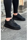 Wagoon WG010 Kömür Cilt Erkek Casual Ayakkabı