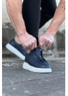 Wagoon WG010 Lacivert Cilt Erkek Casual Ayakkabı