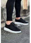 Wagoon WG010 Siyah Cilt Erkek Casual Ayakkabı