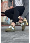 Wagoon Wg011 Haki Süet Erkek Casual Ayakkabı Erkek Günlük Ayakkabı
