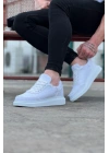 Wagoon WG018 Beyaz Kot Kumaş Erkek Casual Ayakkabı