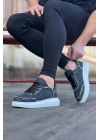Wagoon WG018 Gri Kot Kumaş Erkek Casual Ayakkabı
