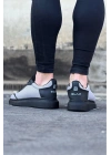 Wagoon WG019 Gri Siyah Triko Erkek Casual Ayakkabı