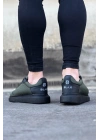Wagoon WG019 Haki Triko Erkek Casual Ayakkabı