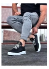 Wagoon Wg022 Siyah Erkek Casual Ayakkabı Erkek Günlük Ayakkabı