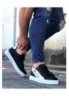 Wagoon Wg027 Siyah Beyaz No Limit Erkek Casual Ayakkabı Erkek Günlük Ayakkabı